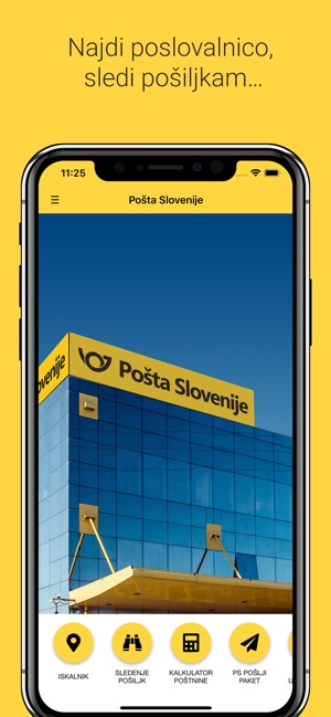 Pošta Slovenije on the App Store