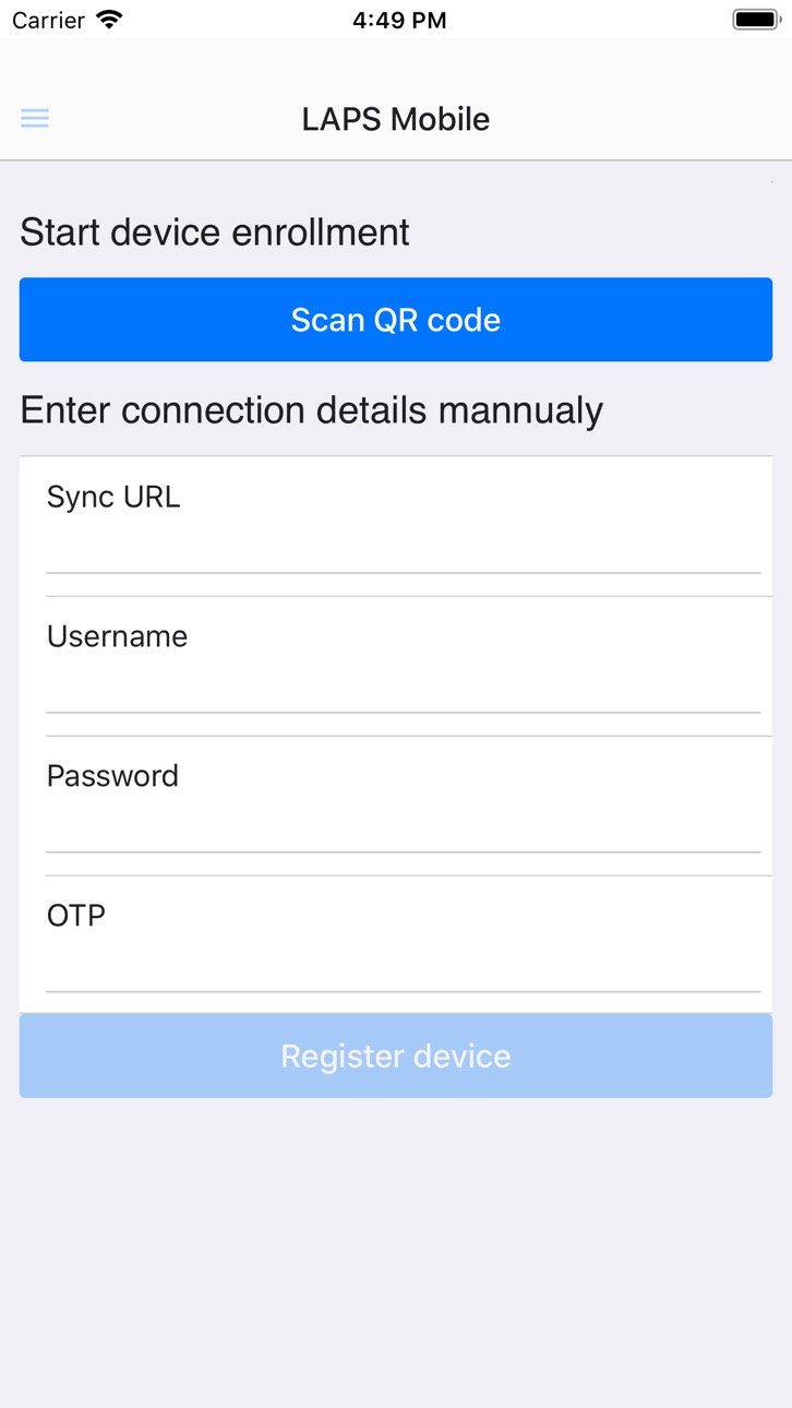 iPhone screenshot