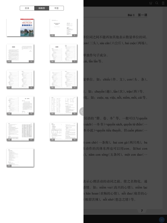 基础越南语2 iPad screenshot 3 - Book app
