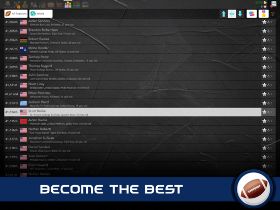 Football Superstar: US Edition iPad screenshot 10 - Games app