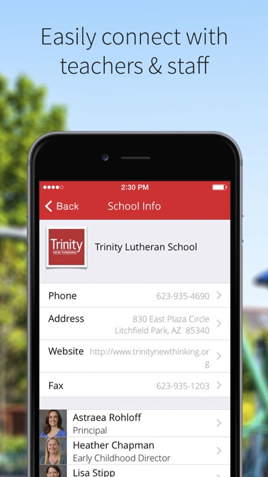 Trinity Lutheran School screenshot 2