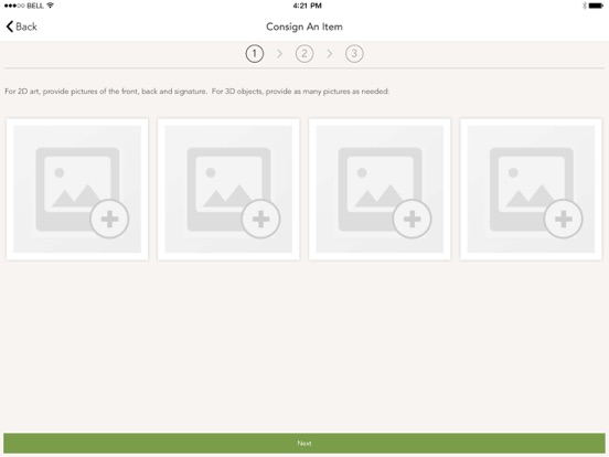 Mainland Auctions iPad screenshot 4 - Shopping app