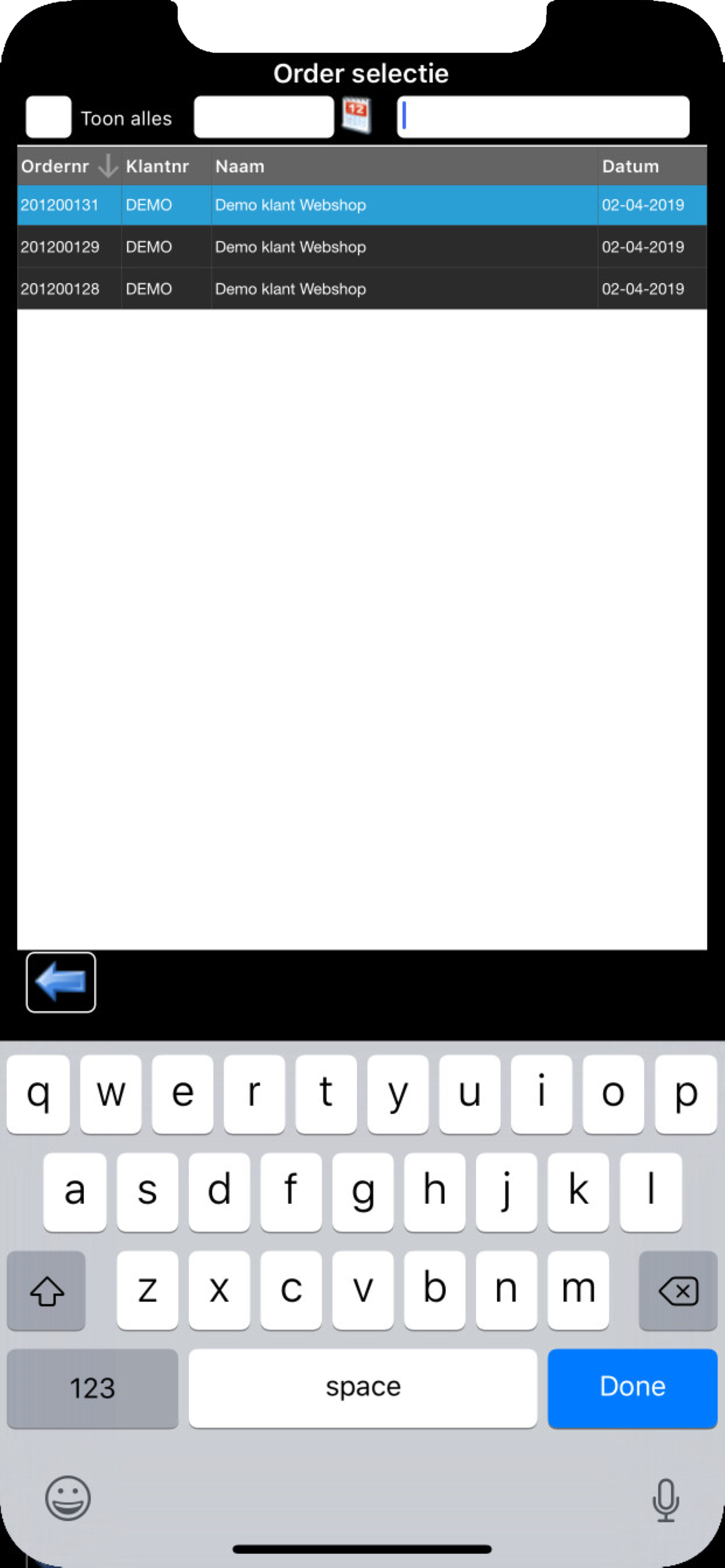 Nevolution Uitgangscontrole screenshot 2