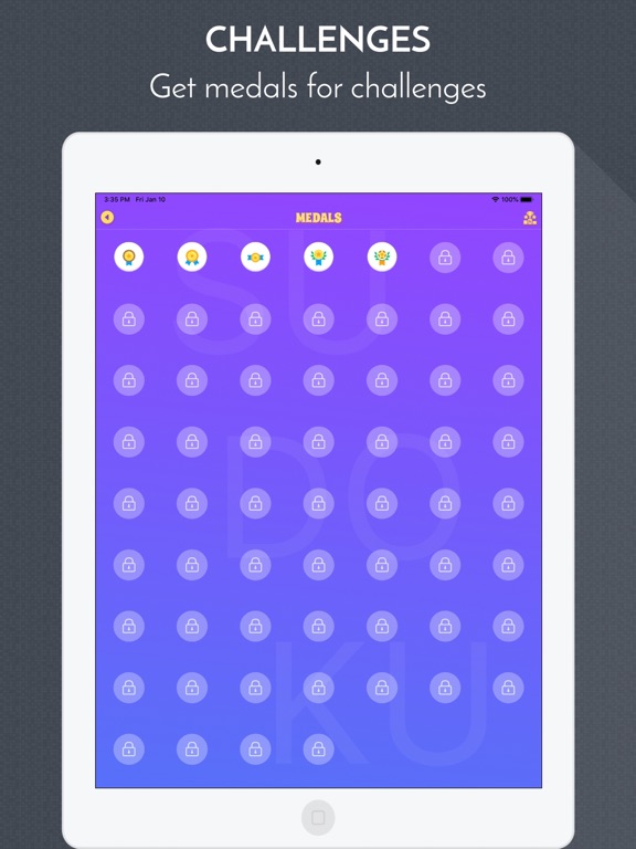 Soduku - Offline Classic Game iPad screenshot 4 - Games app