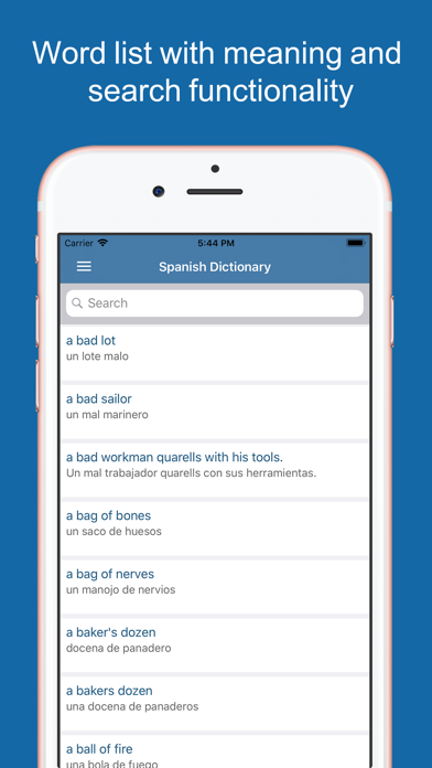 Spanish Dictionary &Translator Screenshot