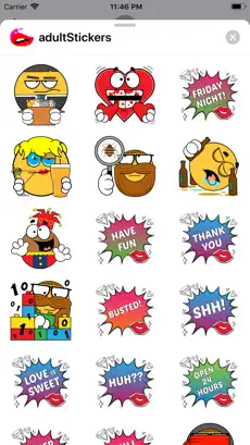Image 9 adult Bedtime Stickers iphone