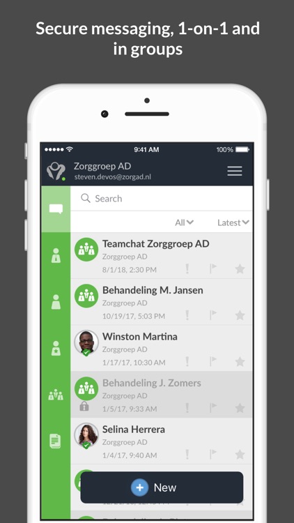 Alterdesk messenger