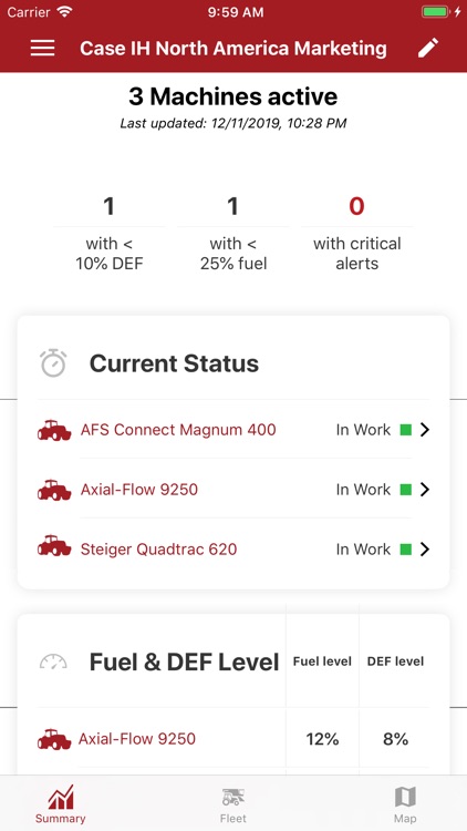 CASE IH AFS Connect Fleet