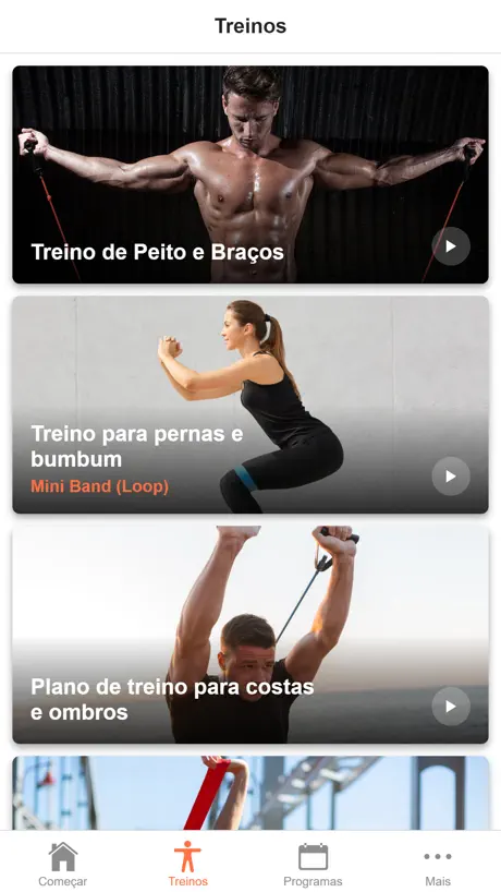 Exercícios com Banda