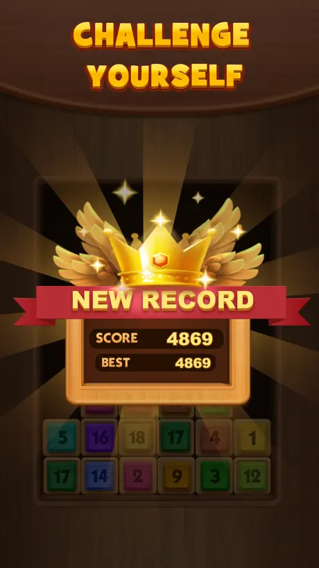 Drag It Merge: Number Block 3D