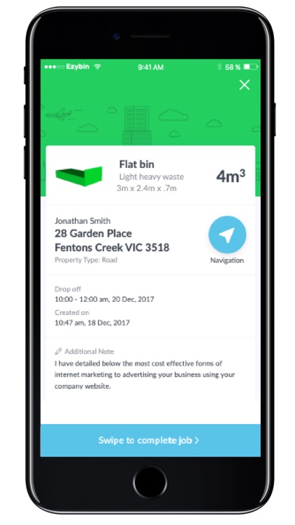 EzyBin Driver App