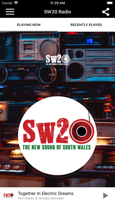 Screenshot #1 pour SW20 Radio
