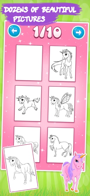 coloring book unicorn  horses on the app store