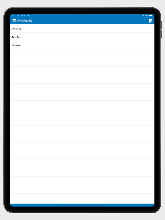 Drugs Dictionary Pro iPad screenshot