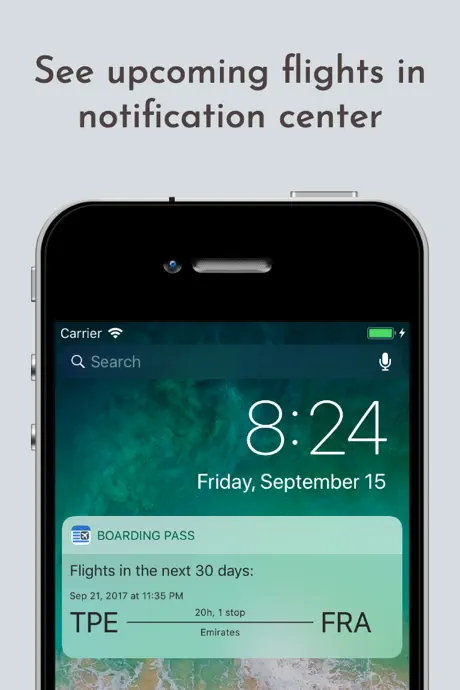 Boarding Pass - Flight Checkin