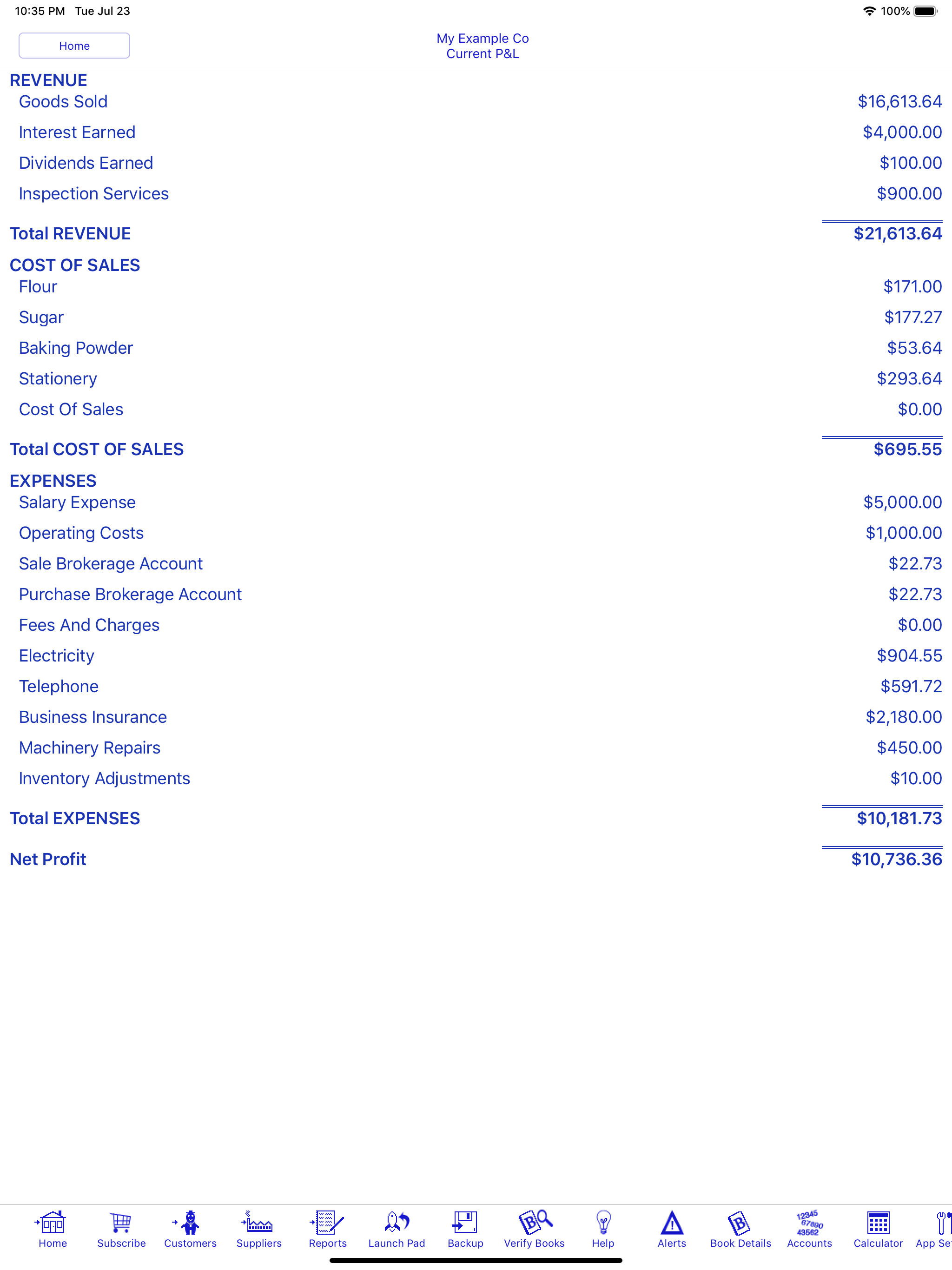Bookkeeping screenshot 12
