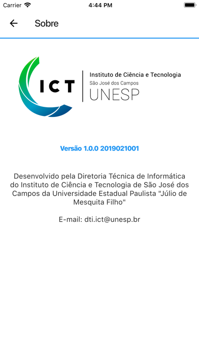 ICT-SJC/Unesp screenshot 2