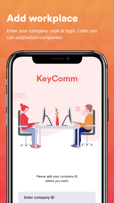 KeyComm iPhone screenshot