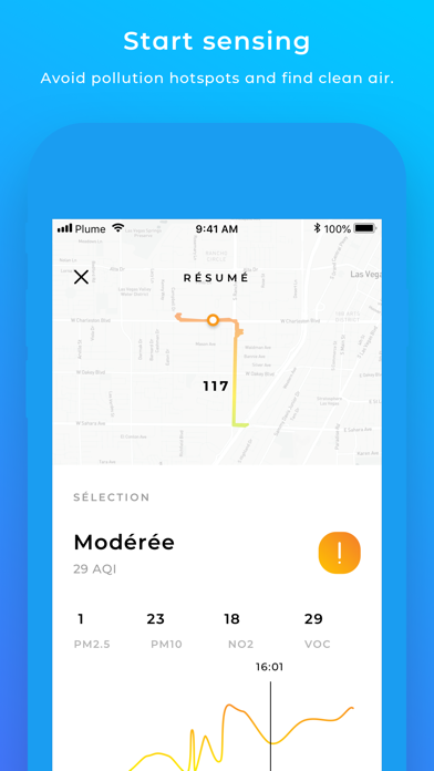 Screenshot #2 pour Flow – Capteur de pollution