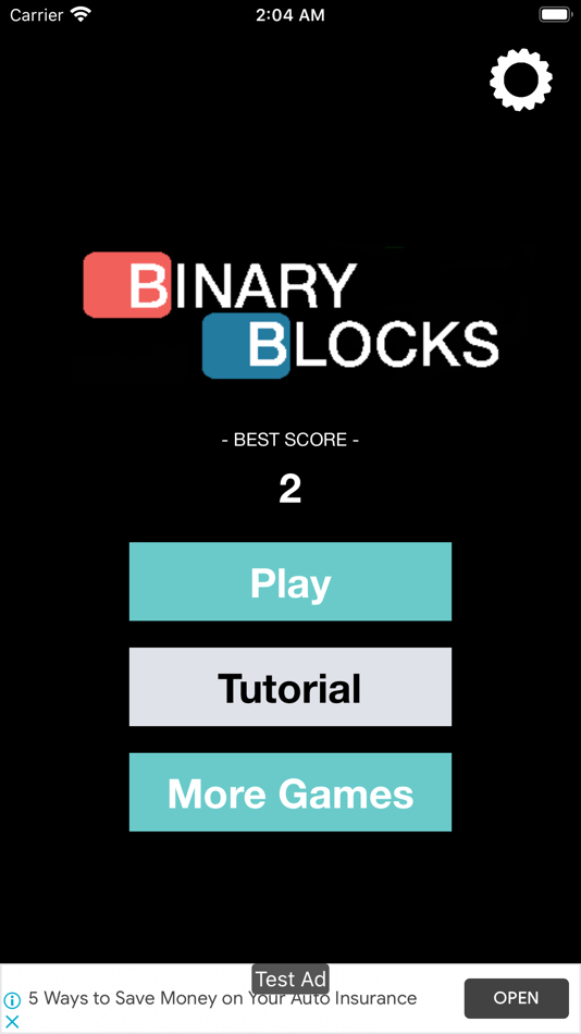 #4. Binary Blocks (iOS) Podle: SikYi Chan
