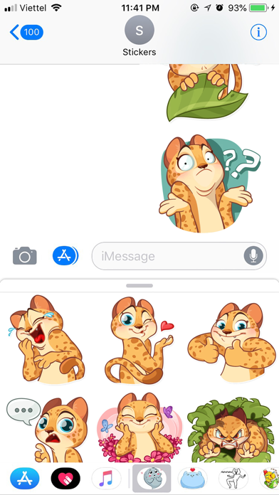 Tiger Funny Emoji Stickers Screenshot