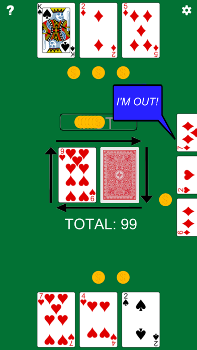 99 Card Game Screenshot