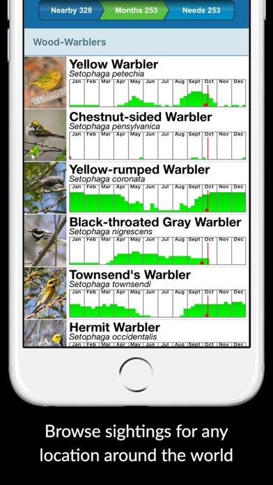 BirdsEye Bird Finding Guide - Global Birding Tool screenshot