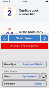 Bingo Machine - Number Caller screenshot
