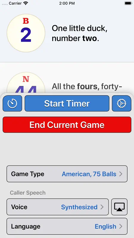 Bingo Machine - Number Caller screenshot 5 of 5