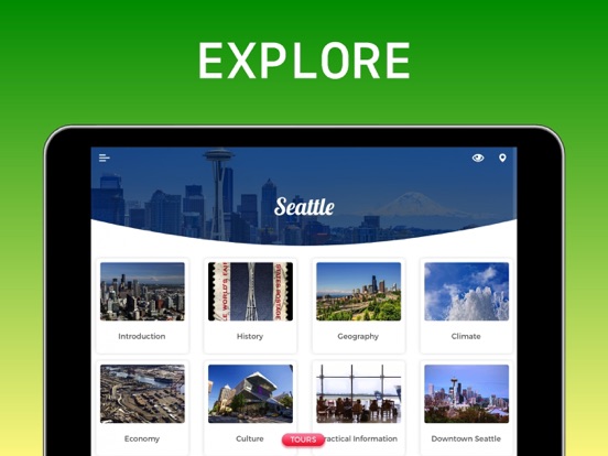 Seattle Travel Guide . iPad screenshot 3 - Travel app