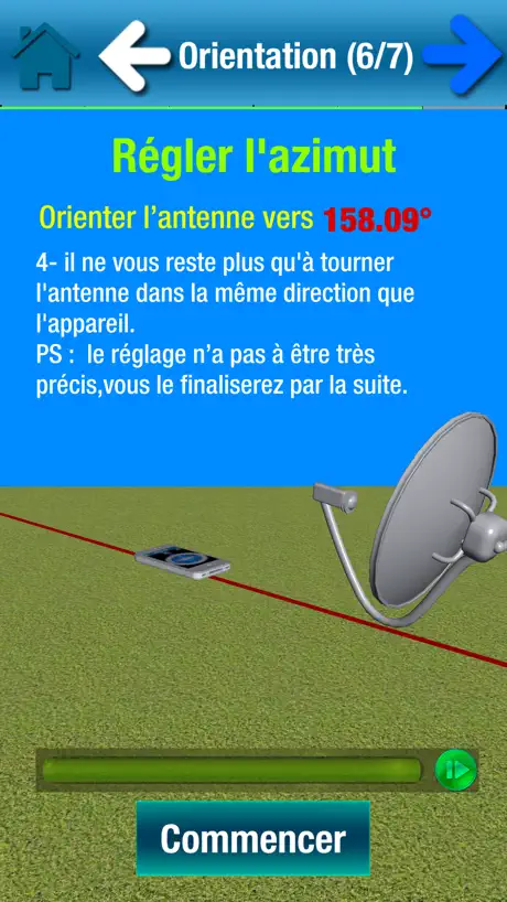 SC Installer aligner Parabole