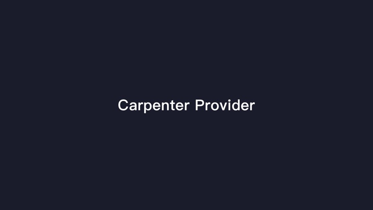 Carpenter Provider