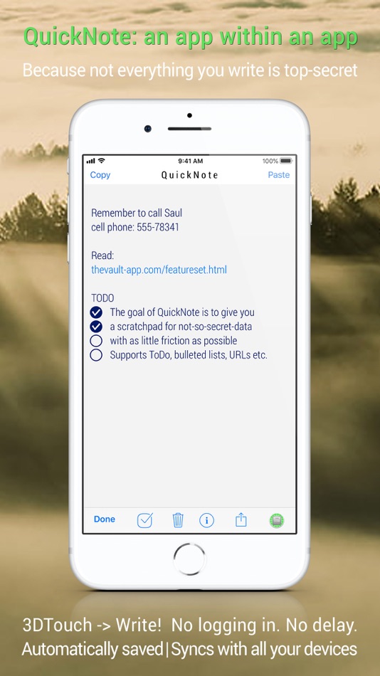 #8. The Vault - Security Made Easy (iOS) 由: BestApps BV