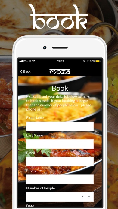 Screenshot #3 pour Moza Indian Restaurant