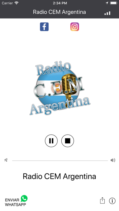 Screenshot #1 pour Radio CEM Argentina
