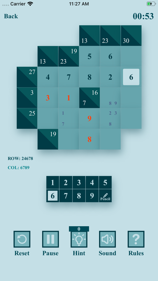 #2. Kakuro Challenge (iOS) Podle: Alven Kam