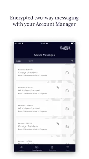 Charles Stanley My Accounts screenshot 3