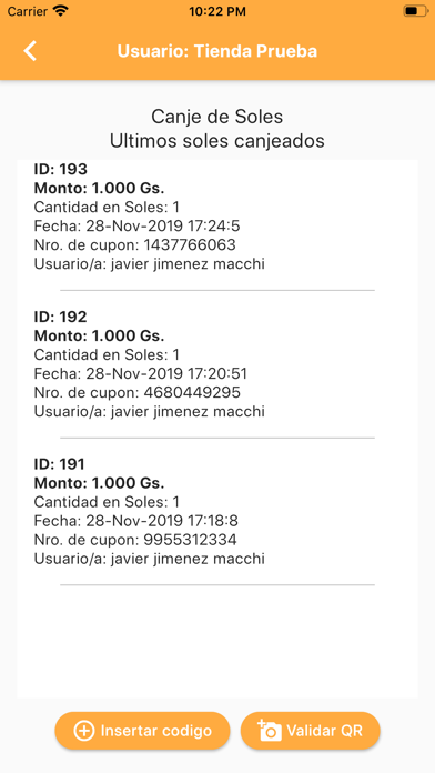 Screenshot #2 pour Canjes de Tiendas del Sol