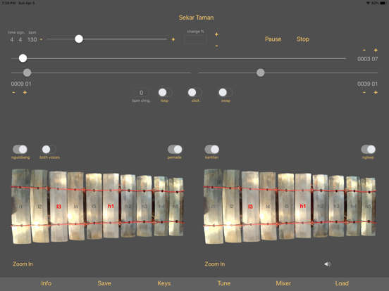Screenshot #1 for Gamelan Gender lite