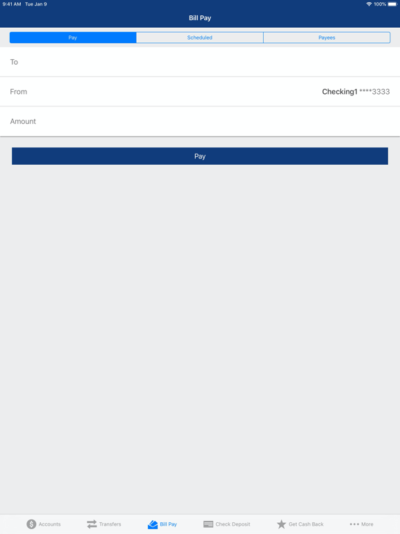 FAIRWINDS Mobile Banking iPad screenshot 5 - Finance app