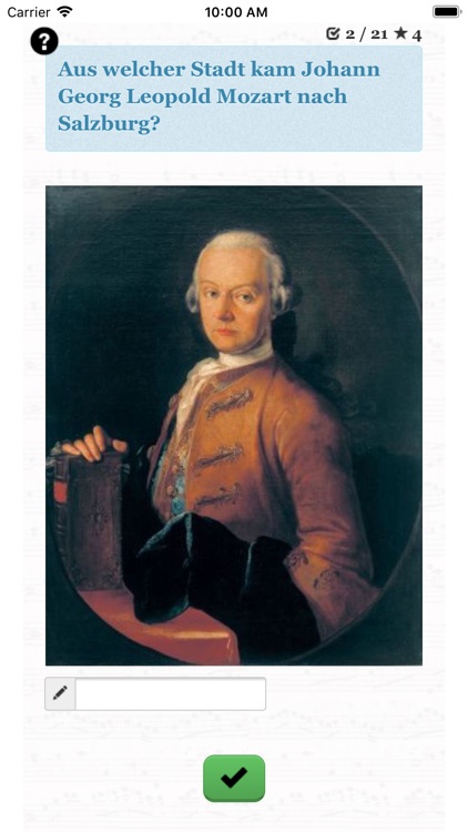 Mozart's Birthplace Quiz