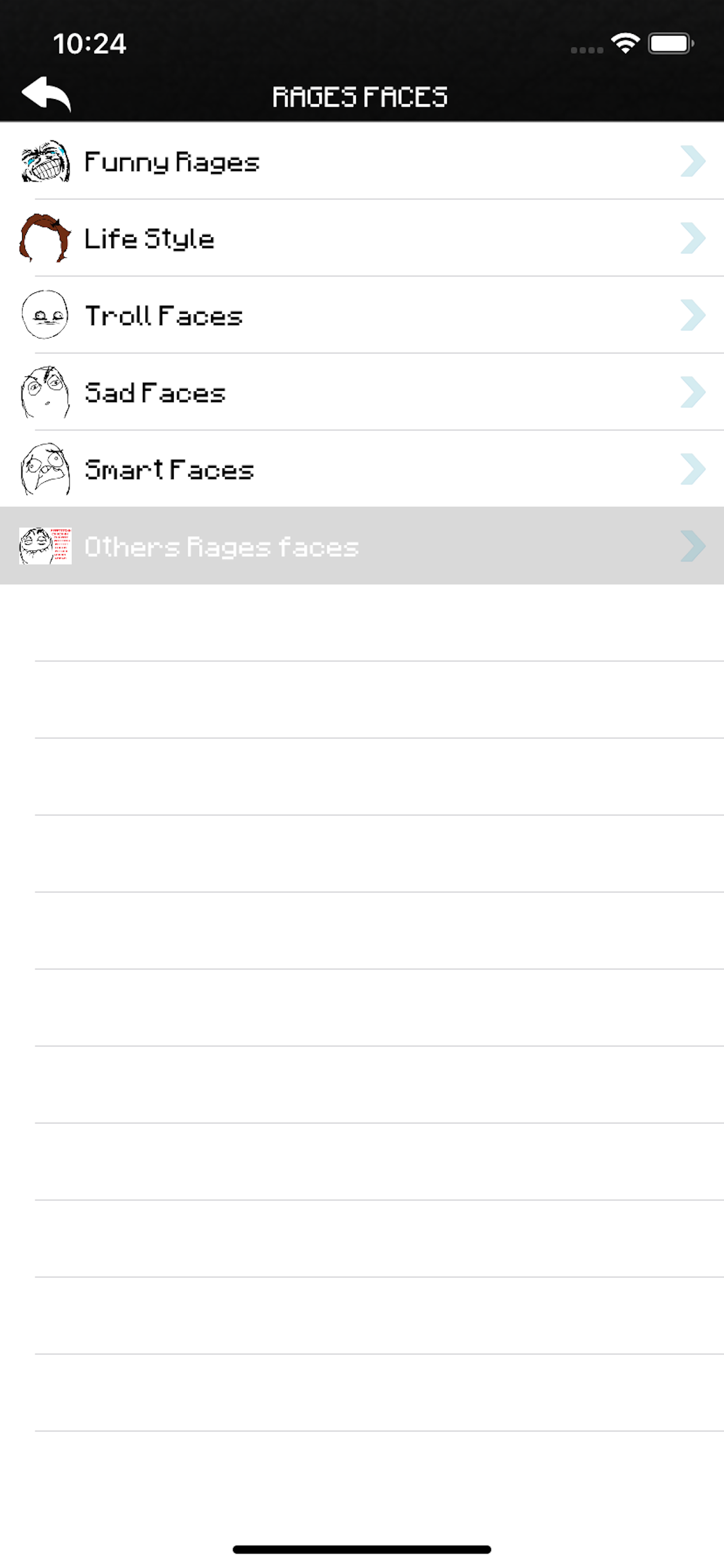 Funny Rages Faces - Stickers