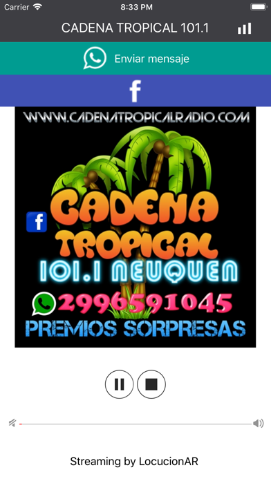 CADENA TROPICAL 101.1 screenshot 2