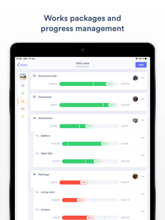 Archireport iPad screenshot 5 - Productivity app