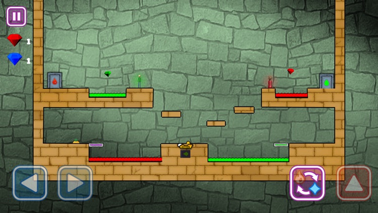 Green Baldi and Red Granny