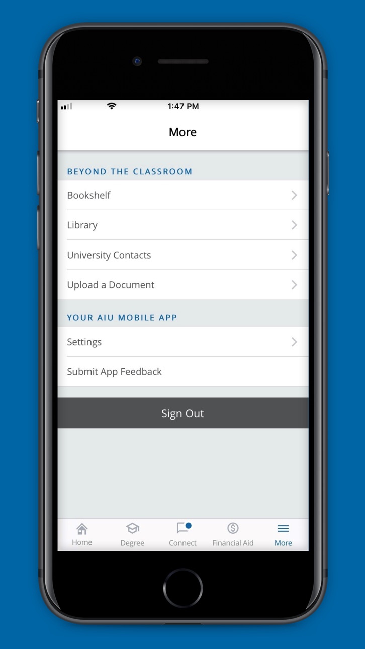 iPhone screenshot