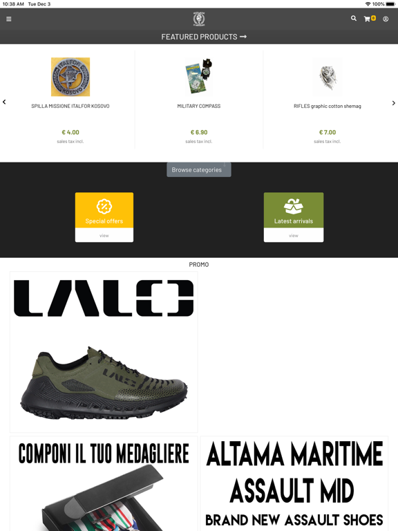 Screenshot #4 pour Negozio Militare SF