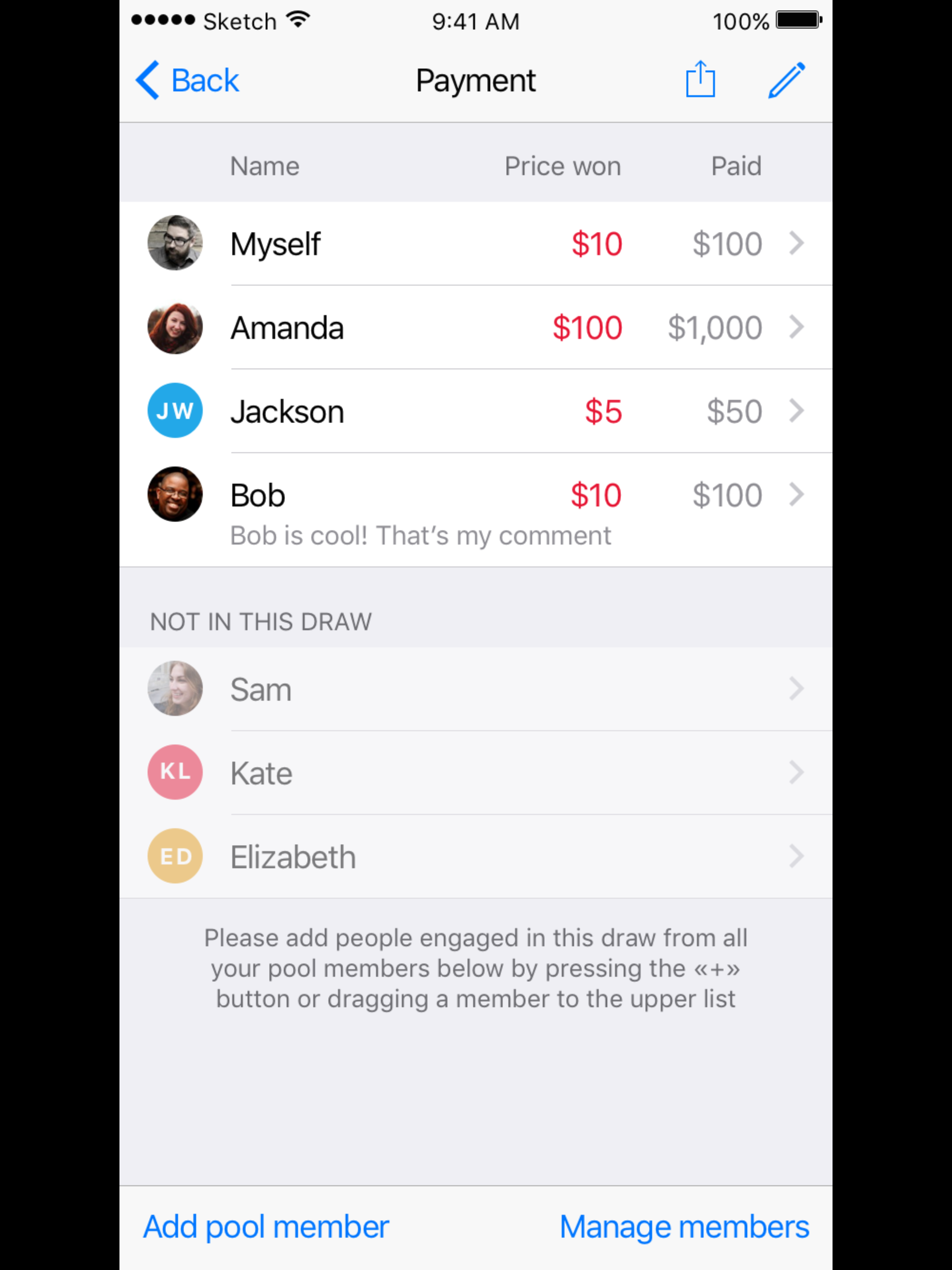 SmartCaptain: Pool Lottery