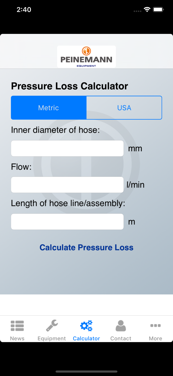 Peinemann Equipment 2