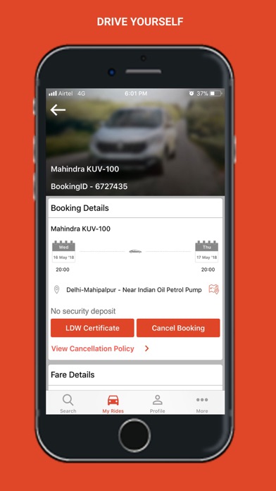 Myles - Self Drive Car Rental Screenshot